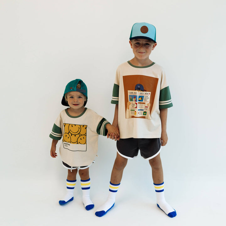 school tribune oversized tee
