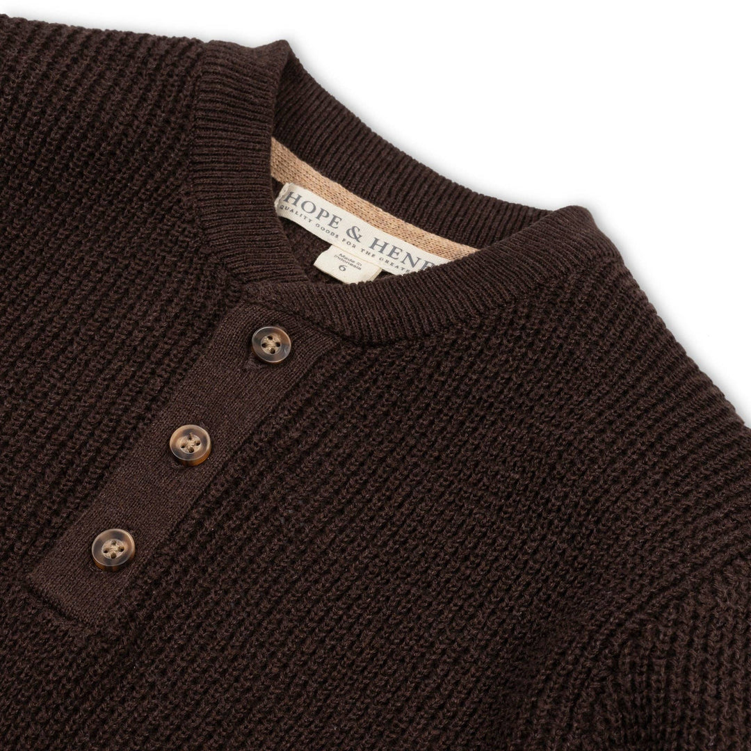 organic sweater henley