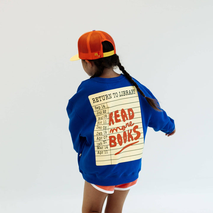 cool kids read books pullover