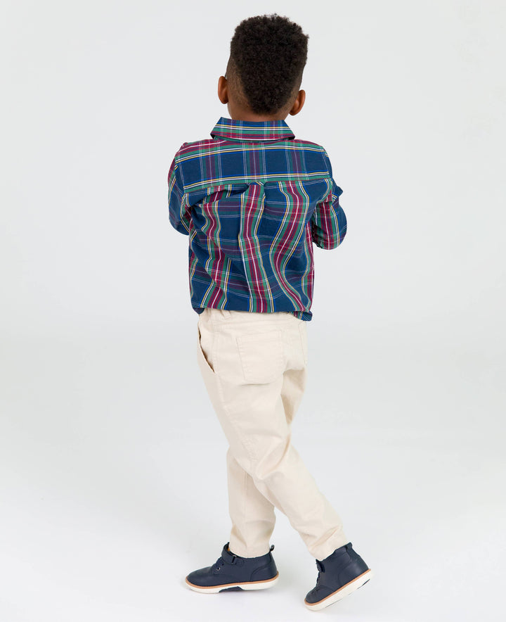 khaki stretch chino pants