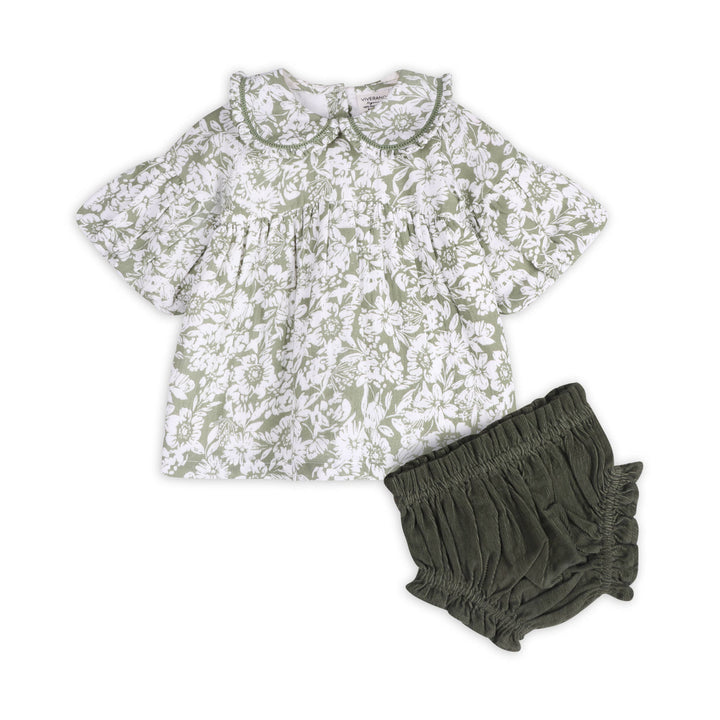 lucille floral dress &amp; bloomer