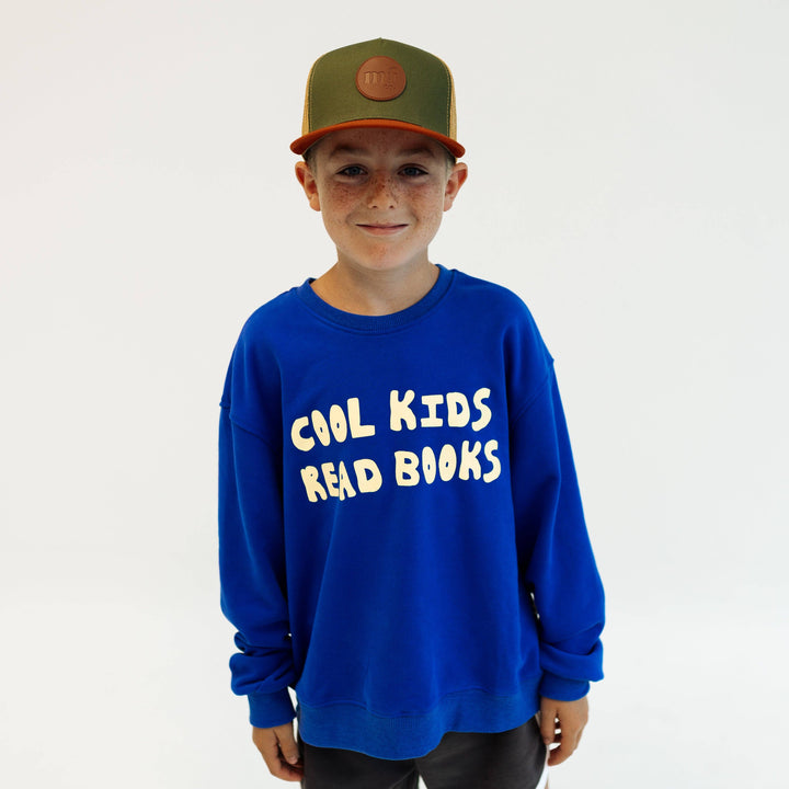 cool kids read books pullover