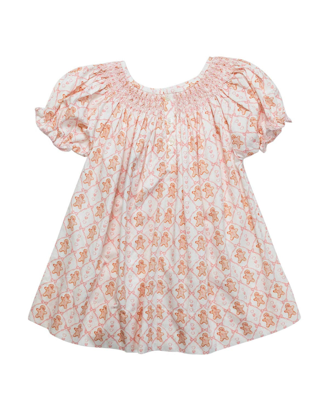 gingerbread smocked dress