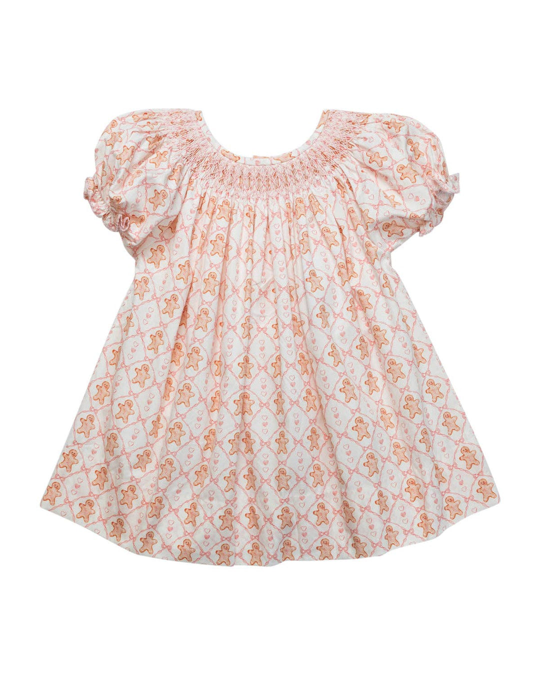 gingerbread smocked dress