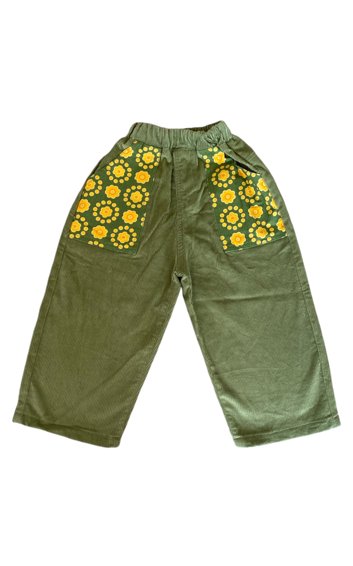 twirl pant - retro green