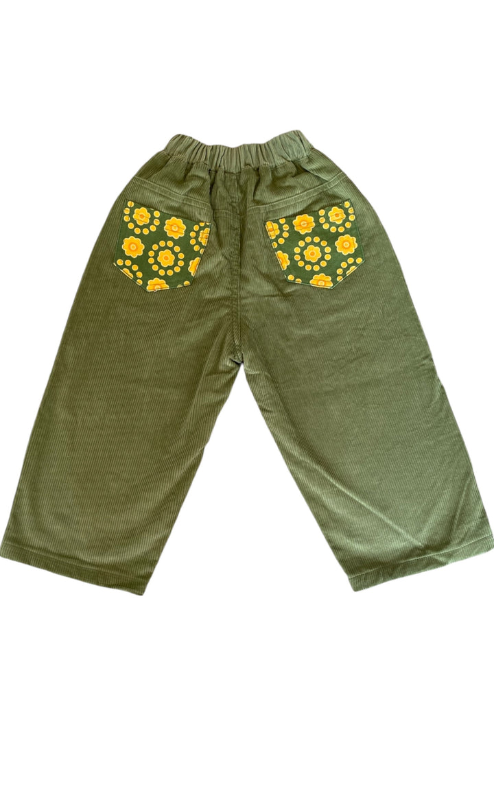 twirl pant - retro green