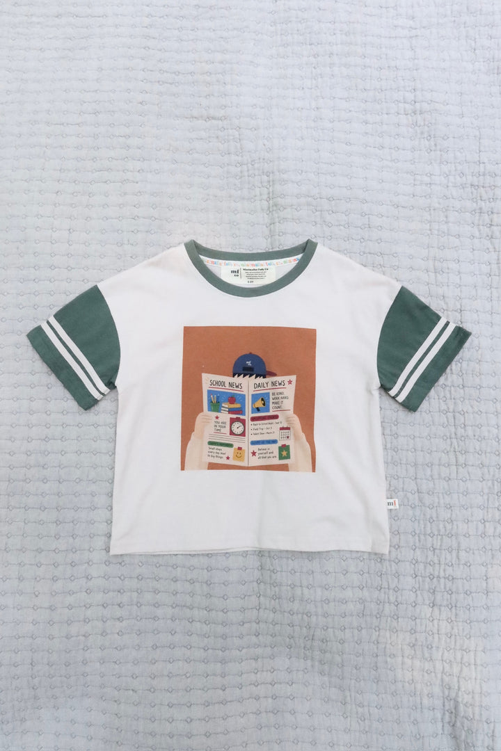 school tribune oversized tee