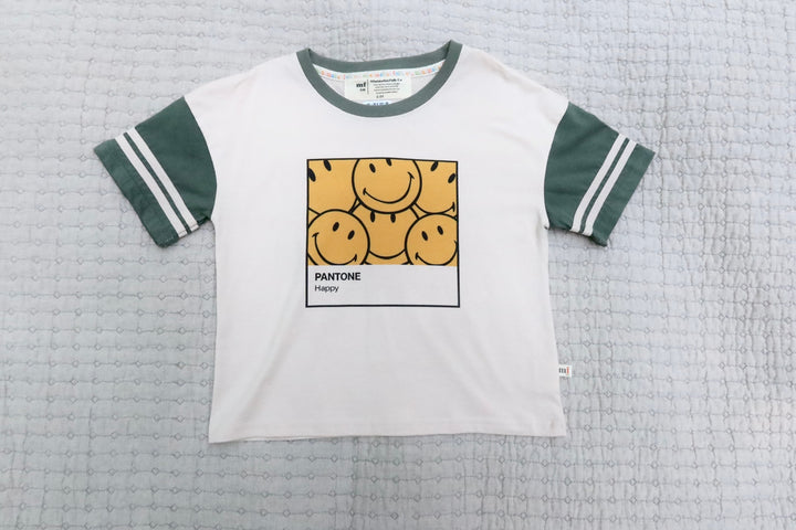 pantone green oversized tee
