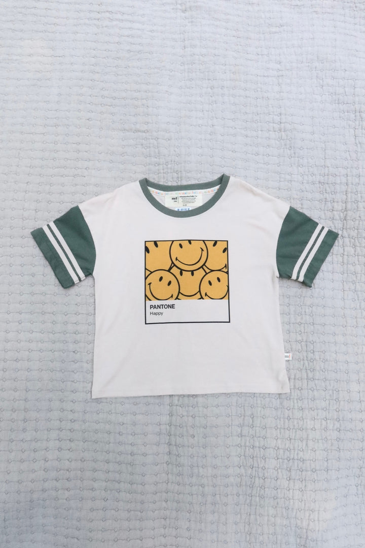 pantone green oversized tee