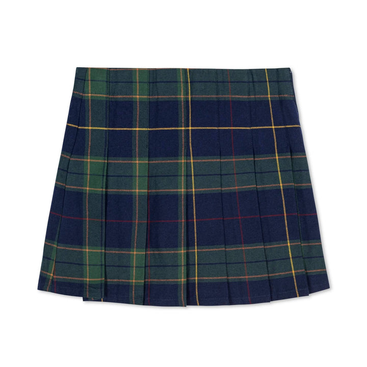 organic pleated buckle skirt