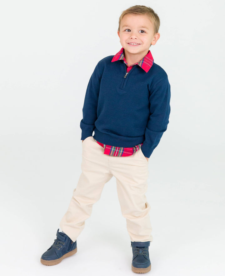 khaki stretch chino pants