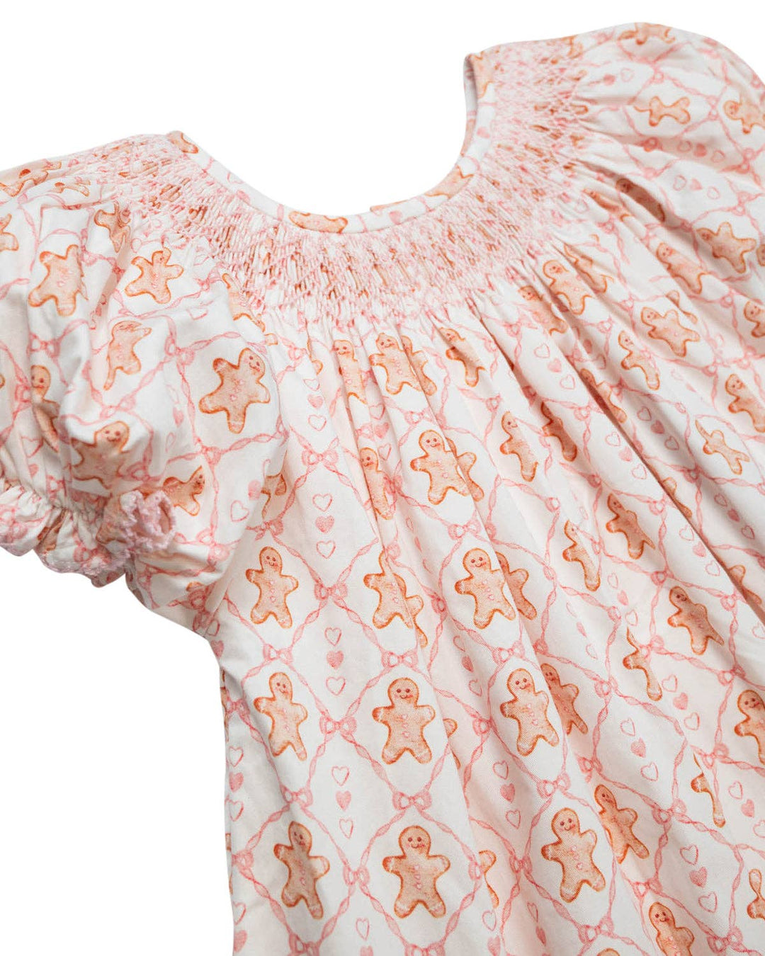 gingerbread smocked dress