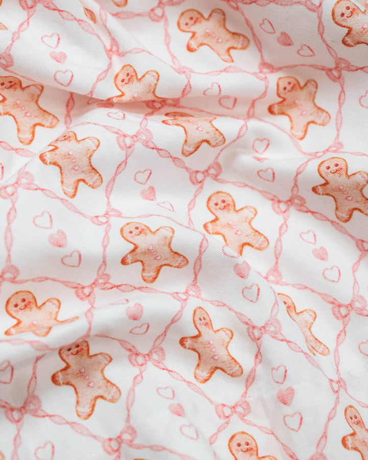 gingerbread smocked bubble