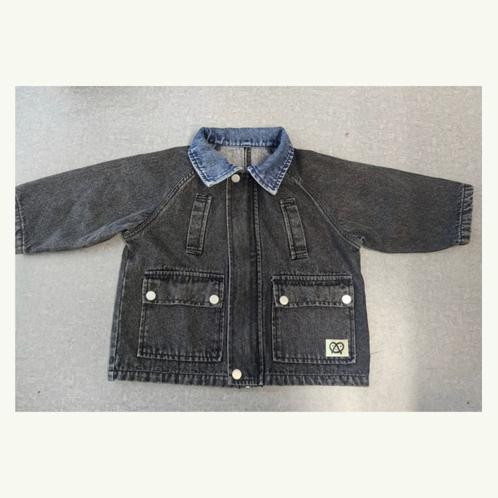 charcoal barn jacket on stork