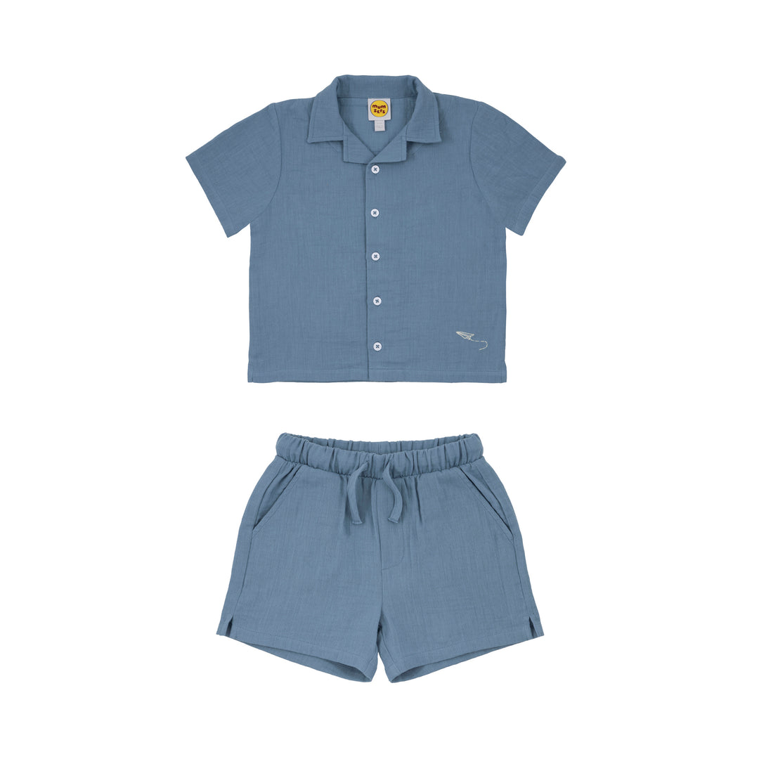 cloud nine drawstring shorts on stork