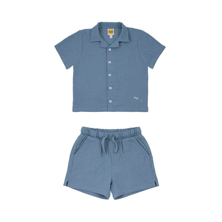 cloud nine drawstring shorts on stork