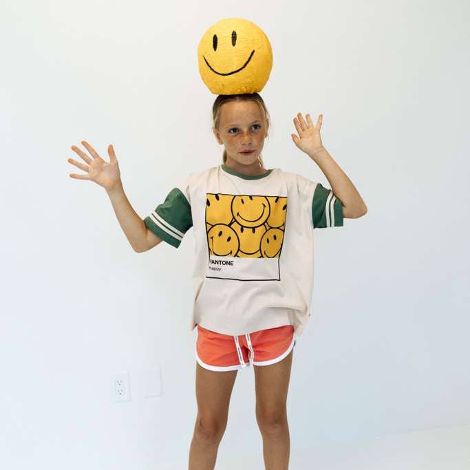 pantone green oversized tee