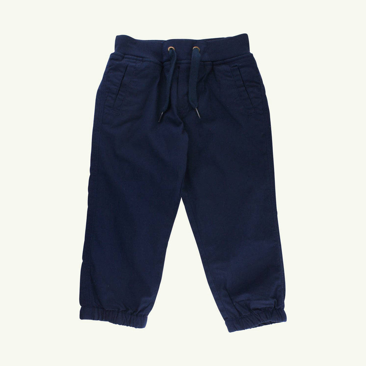 dark navy jogger pants on stork
