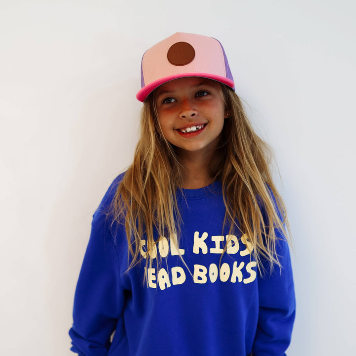cool kids read books pullover