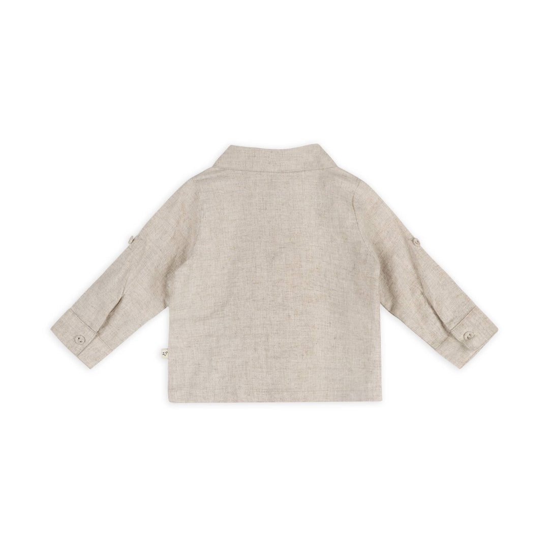 oscar linen elephant shirt