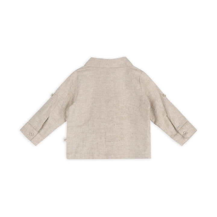 oscar linen elephant shirt