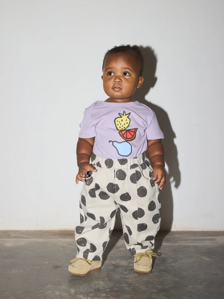 child wearing the dot baby balloon jean