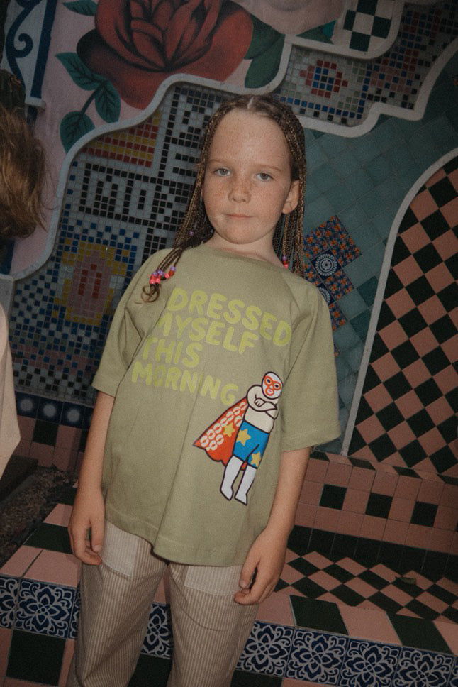 i dressed myself tee - olive
