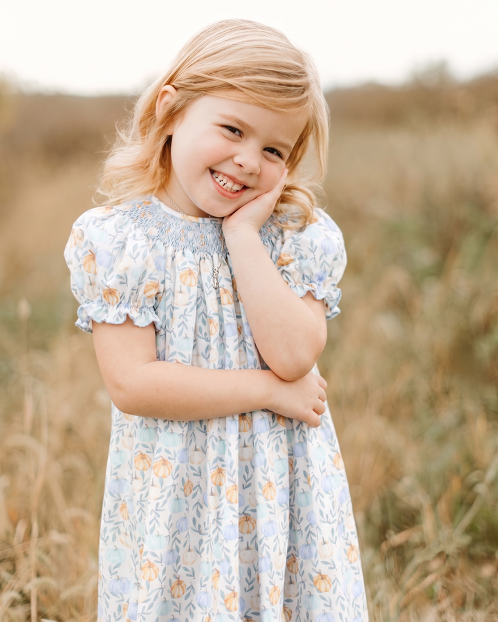 pumpkins fall garden zoey dress