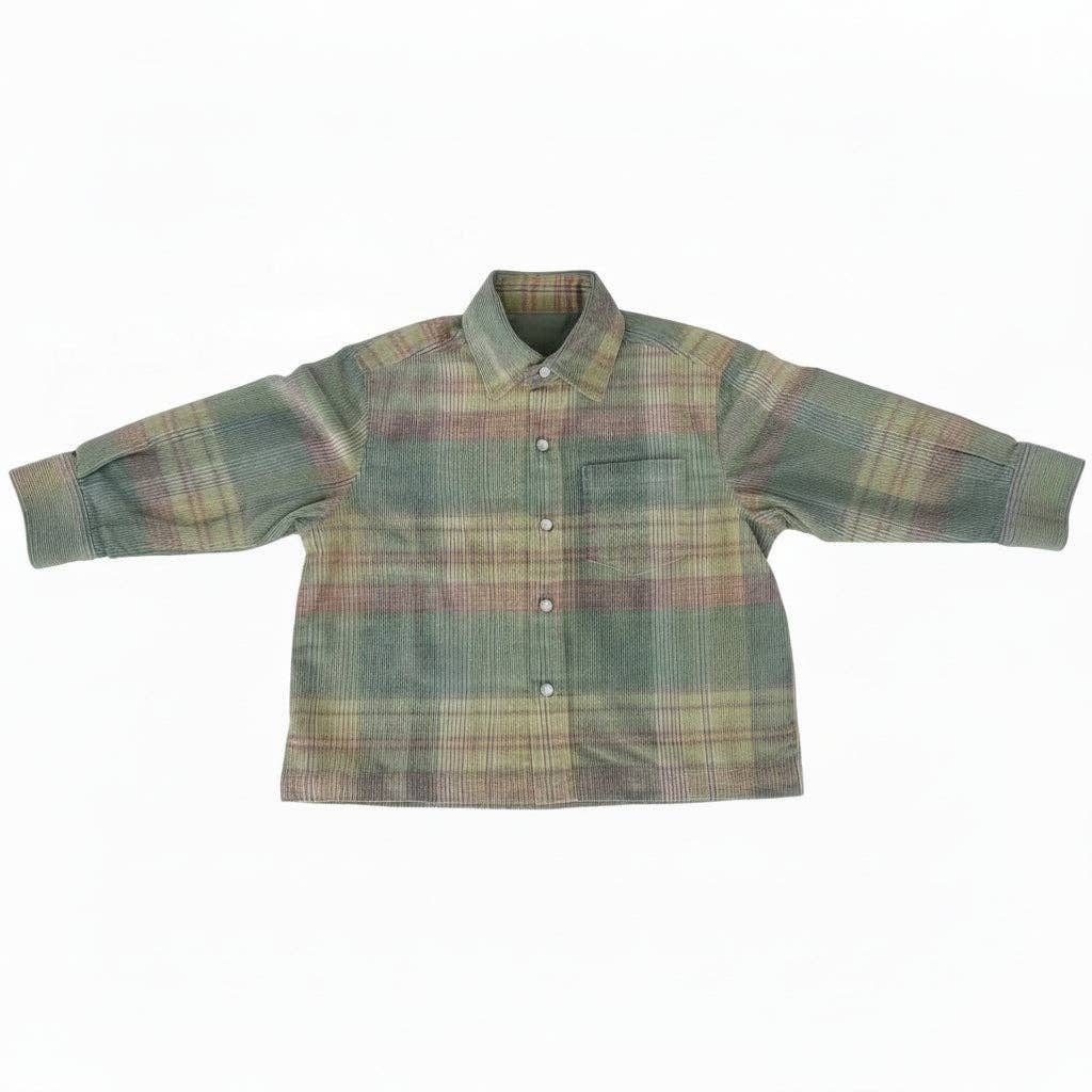 coley blue check button down shirt