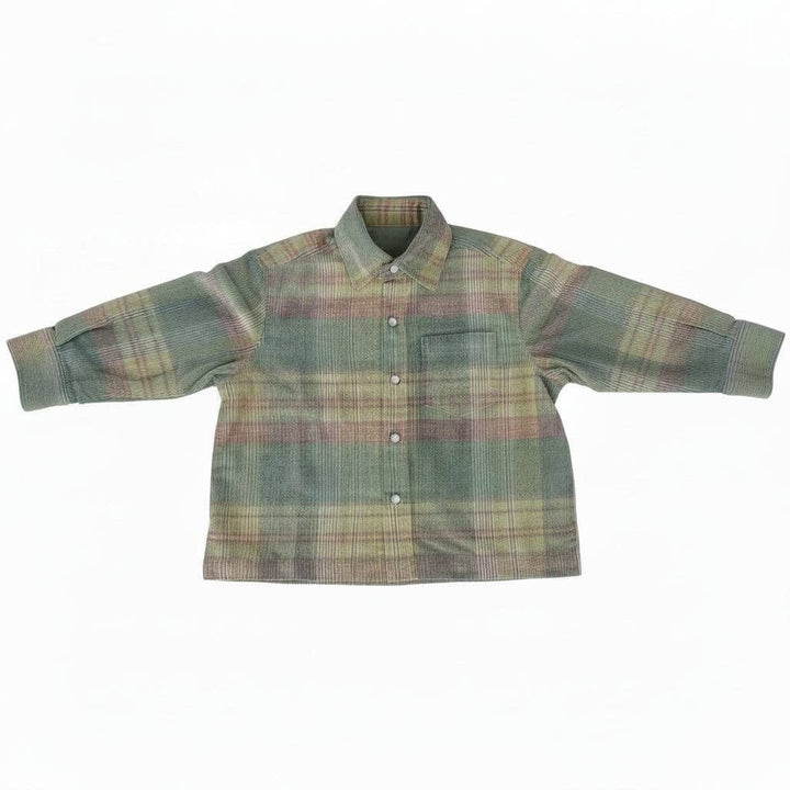 coley blue check button down shirt