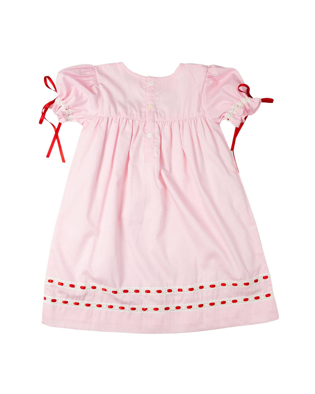 wreath with bows heirloom dress