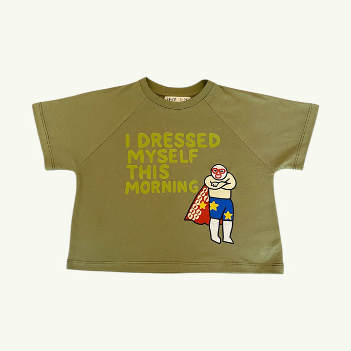 i dressed myself tee on stork