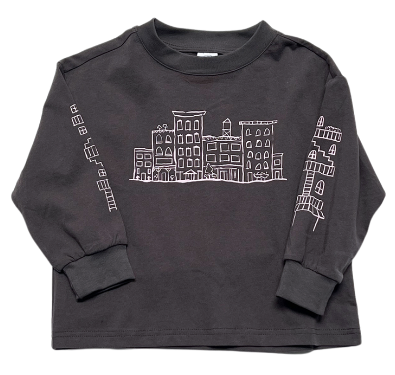 city longsleeve - charcoal