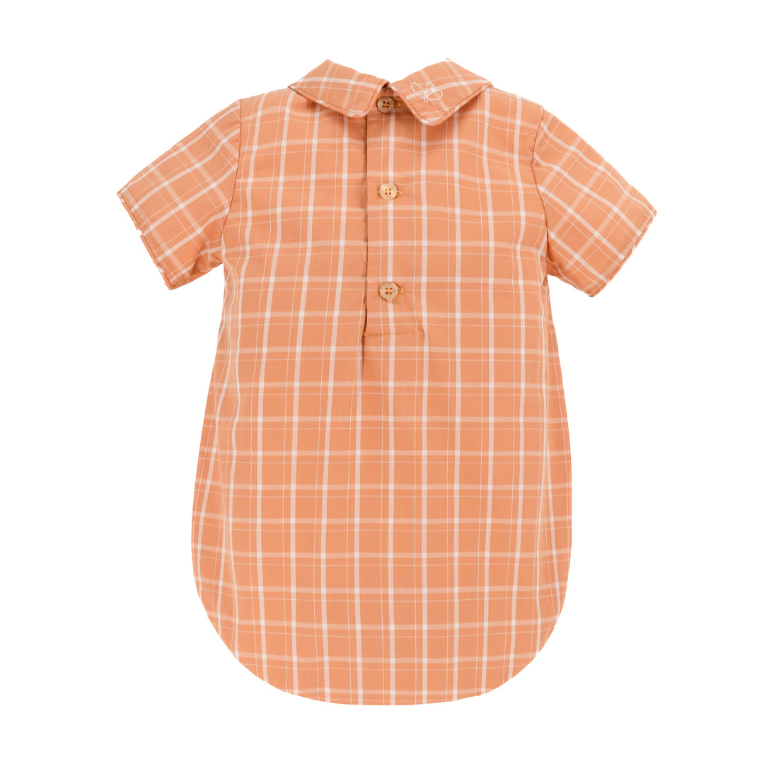 luis orange plaid pumpkin bubble on stork