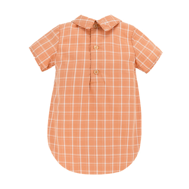 luis orange plaid pumpkin bubble on stork