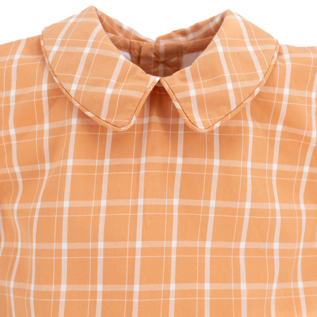 luis orange plaid pumpkin bubble on stork