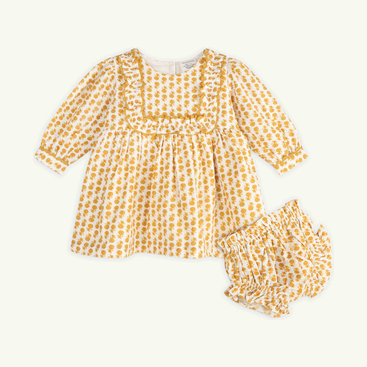 matilda floral dress & bloomer on stork
