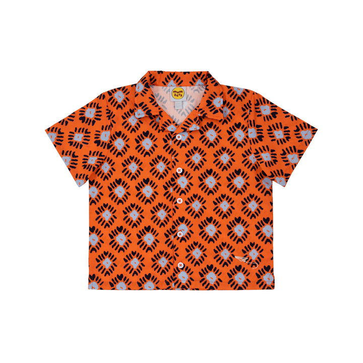nomad dance camp collar shirt on stork
