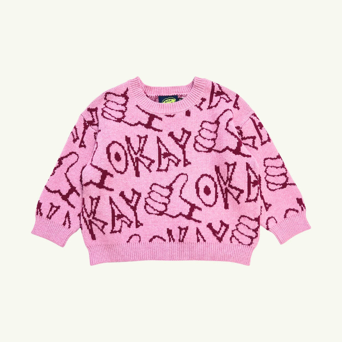 okay sweater on stork