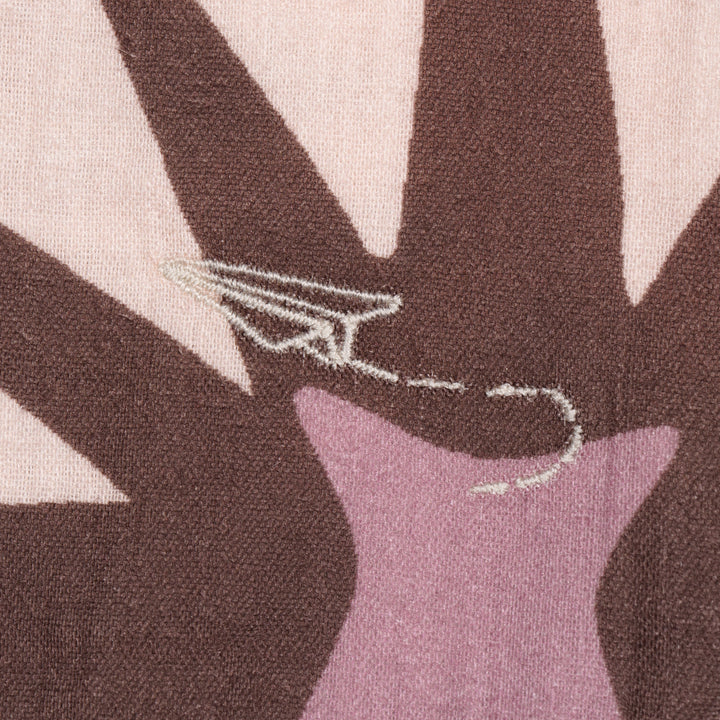 pow pow pals camp collar shirt on stork