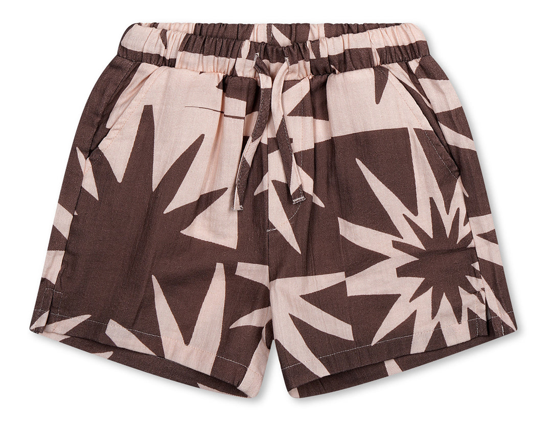 pow pow pals drawstring shorts on stork