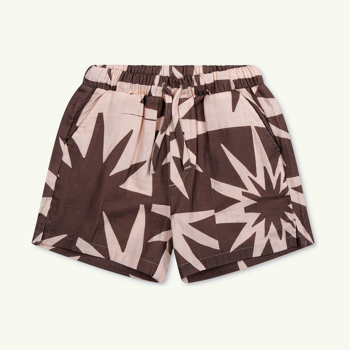 pow pow pals drawstring shorts on stork