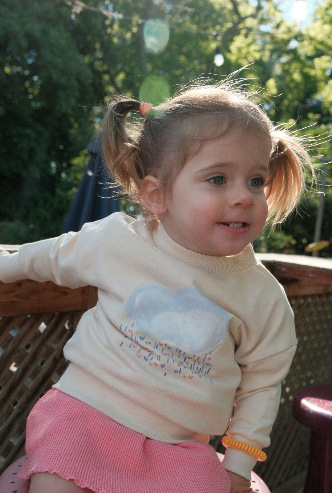 rain crewneck on stork