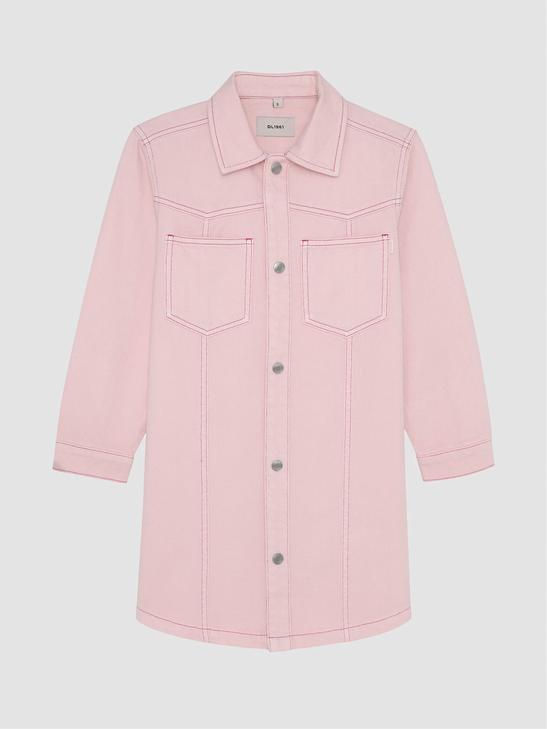 simona denim shirt dress on stork