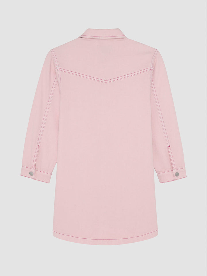 simona denim shirt dress on stork