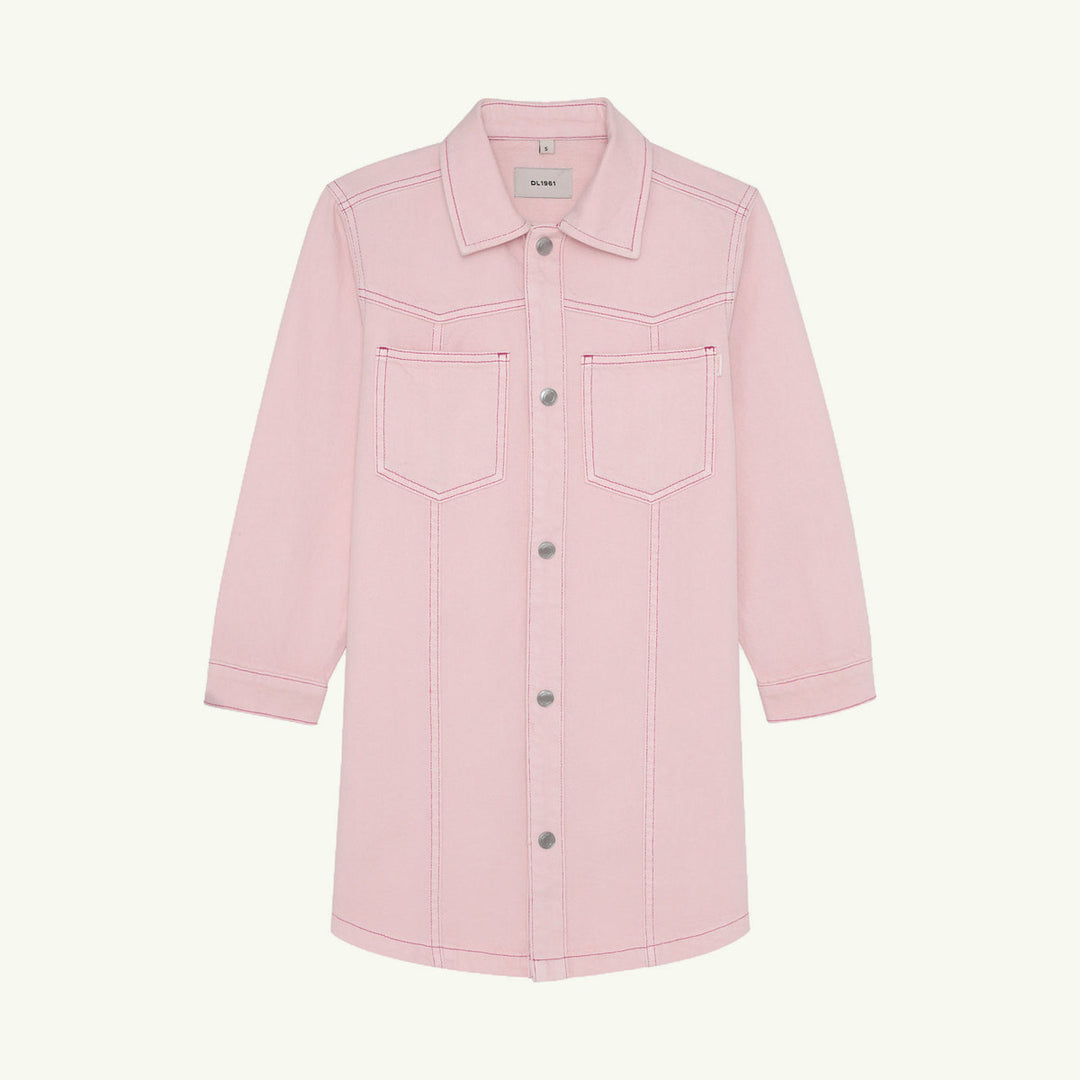 simona denim shirt dress on stork