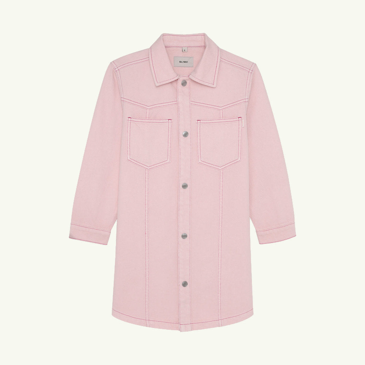 simona denim shirt dress on stork
