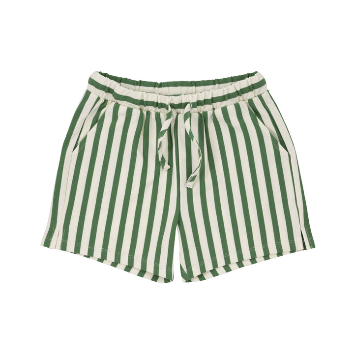 stripe and stroll drawstring shorts on stork