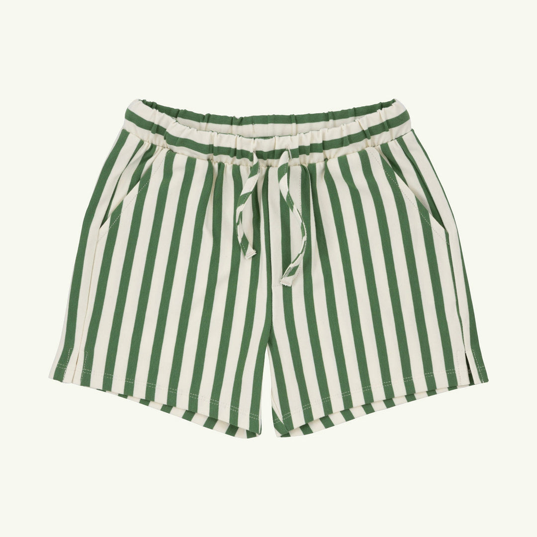 stripe and stroll drawstring shorts on stork