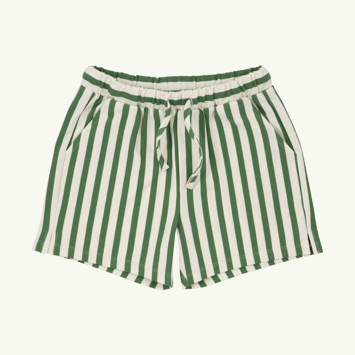 stripe and stroll drawstring shorts on stork